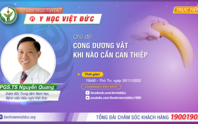 Bệnh viện Việt Đức tư vấn trực tuyến chủ đề cong dương vật