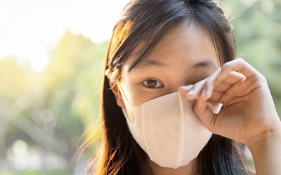 Bảo vệ mắt khỏi ô nhiễm không khí