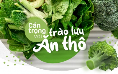 Cẩn trọng với trào lưu ăn thô