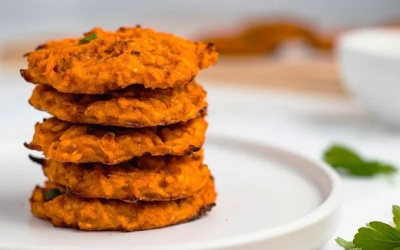 Làm bánh khoai lang ít dầu mỡ bằng lò nướng