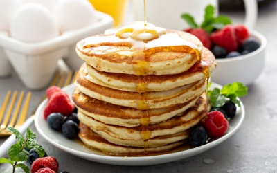Món ngon mỗi ngày: Bữa sáng tràn đầy năng lượng, đủ dinh dưỡng với bánh pancake