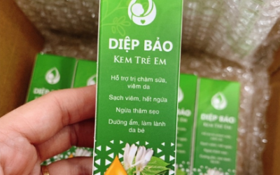 Kem trẻ em Diệp Bảo bị thu hồi, tiêu hủy trên toàn quốc