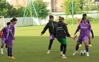 ĐT nữ Việt Nam tập trung chuẩn bị đá vòng loại Olympic 2024