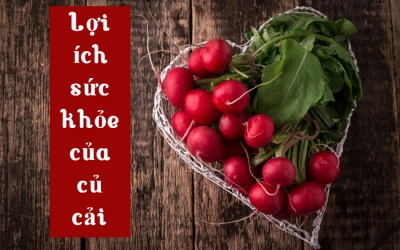 Lợi ích sức khỏe không ngờ của củ cải, bạn đã biết chưa?