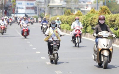 Nắng trải dài từ Bắc vào Nam, có nơi trên 37 độ C