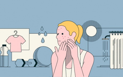 Tại sao đổ mồ hôi nhiều có thể gây mụn?
