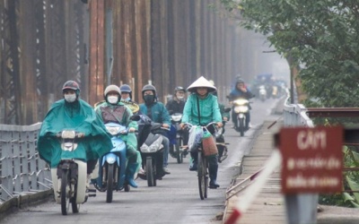 Nhiều nơi tại Bắc Bộ tiếp diễn chuỗi ngày mưa phùn, nồm ẩm