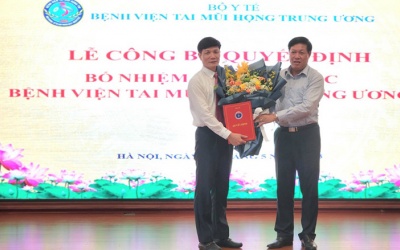 PGS.TS Nguyễn Tuấn Cảnh tiếp tục giữ chức Giám đốc BV Tai Mũi Họng Trung ương
