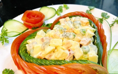 Salad Nga giải nhiệt nắng Hè