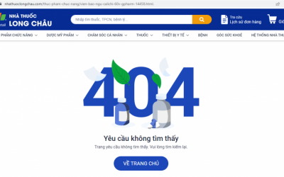 Cảnh báo quảng cáo TPCN như thuốc chữa bệnh trên Nhà thuốc Long Châu