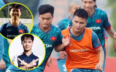 Văn Toàn, Công Phượng, Quang Hải tiếp tục được HLV Troussier ưu ái