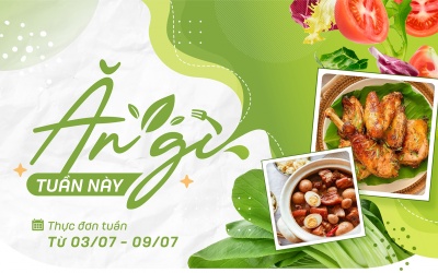Thực đơn tuần mới ngon và đủ chất