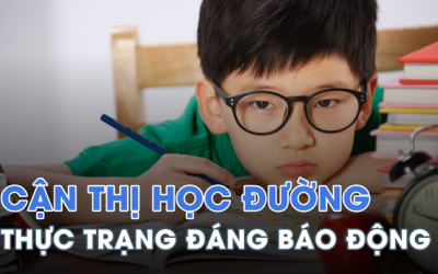  Cận thị học đường và con số đáng báo động 