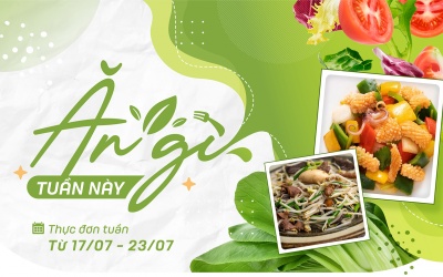 Gợi ý thực đơn 7 ngày trong tuần tiết kiệm