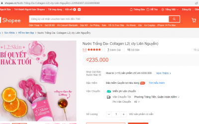 Lại xuất hiện loạt quảng cáo 'thổi phồng' công dụng TPBVSK trên Shopee, Facebook