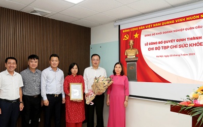 Chính thức ra mắt Chi bộ Tạp chí Sức khỏe+