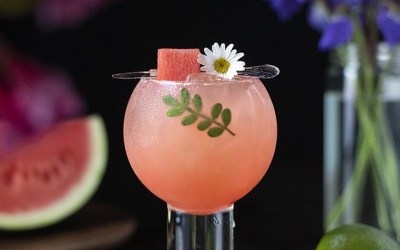 Làm mát ngày Hè với cocktail Gin dưa hấu dâu tây