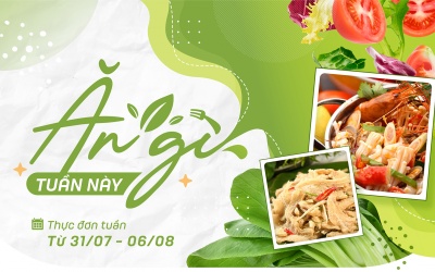 Mâm cơm cả tuần đầy đủ dinh dưỡng