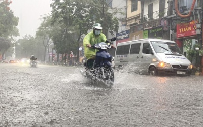Nhiều nơi trên cả nước mưa lớn, đề phòng lũ quét và sạt lở đất