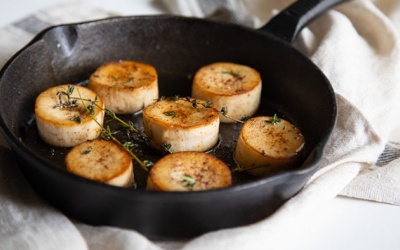 Biến nấm đùi gà thành món sò điệp chay