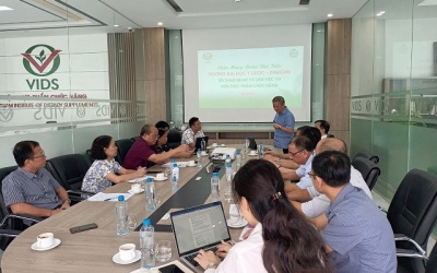 Đại học Y Dược - ĐHQGHN thăm quan và làm việc tại Viện Thực phẩm chức năng (VIDS)