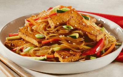 Miến trộn chay bổ dưỡng cho mâm cơm mùa Vu Lan