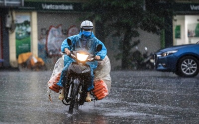 Bắc Bộ và Nam Bộ có mưa dông chiều tối