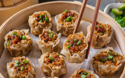 Công thức xíu mại hấp làm từ rau củ cho mâm cơm chay