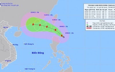 Biển Đông sắp đón bão số 3, Bắc Bộ trưa chiều có nắng