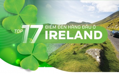 Top 17 điểm đến hàng đầu ở Ireland