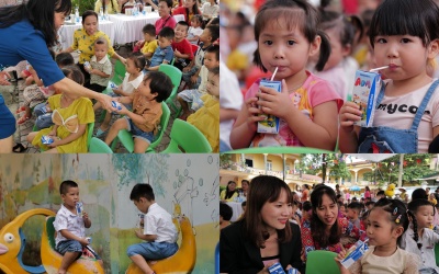 Vinamilk & Quỹ sữa cùng hơn 11.000 trẻ em khó khăn đón năm học mới