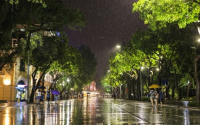 Bắc Bộ tiếp tục mưa dông cuối tuần