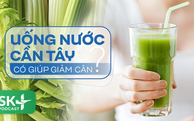 Podcast: Uống nước cần tây có giúp giảm cân?