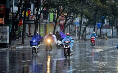 Tiếp tục có mưa rào và dông vài nơi về chiều tối và đêm