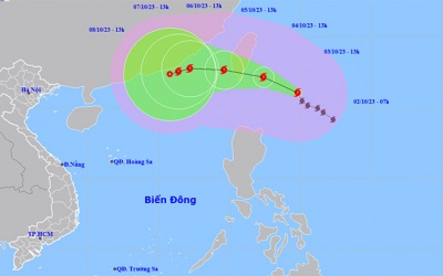 Bắc Bộ nắng hanh, bão Koinu sắp vào Biển Đông