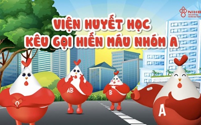 Viện Huyết học kêu gọi người dân hiến máu nhóm A