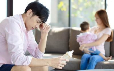 Các ông bố cũng có thể mắc chứng trầm cảm sau sinh