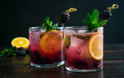 Blackberry Gin Tonic