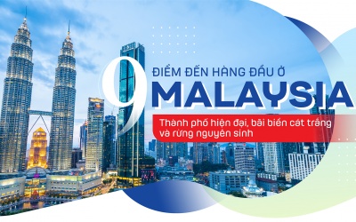 9 điểm đến hàng đầu ở Malaysia