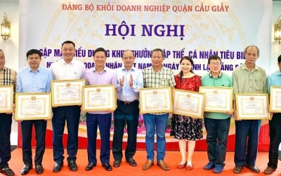 Biểu dương doanh nghiệp, doanh nhân tiêu biểu Quận Cầu Giấy