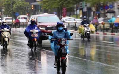 Bắc Bộ có mưa vài nơi, Trung Bộ mưa to đến rất to