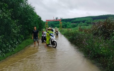Trung Bộ mưa to, đề phòng lũ trên các sông