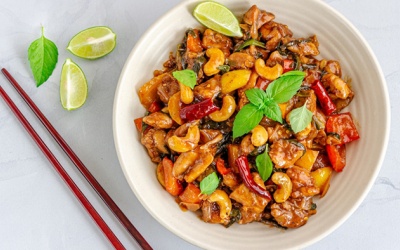 Công thức gà xào hạt điều kiểu Thái