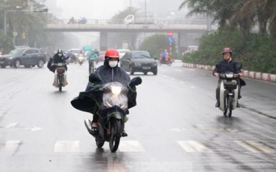 Bắc Bộ đóng không khí lạnh kèm mưa dông từ đêm nay