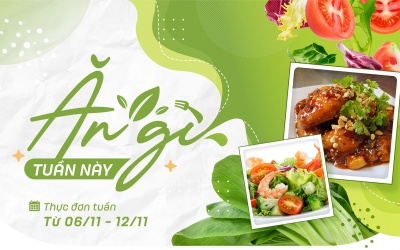 Thực đơn tuần mới: Thử làm salad tôm, canh kim chi đãi cả nhà!