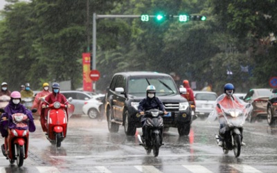 Nhiều nơi Bắc Bộ mưa dông, trời lạnh