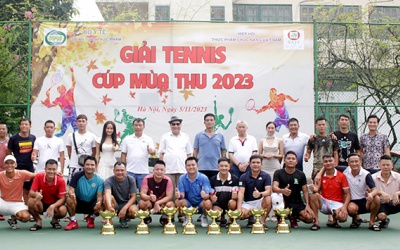 Giải tennis Cúp Mùa Thu 2023: Sôi nổi và kịch tính đến phút chót