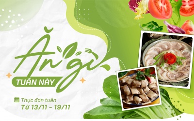 Thực đơn ngon miệng cho các bữa tối trong tuần