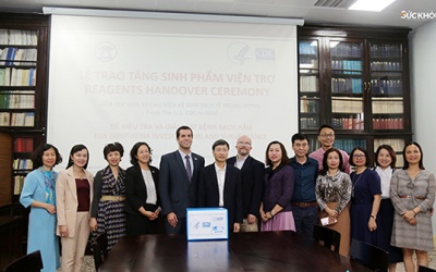 Viện Vệ sinh Dịch tễ Trung ương tiếp nhận sinh phẩm bạch hầu từ CDC Hoa Kỳ