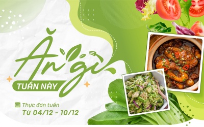 Thực đơn tuần: Thử làm canh sườn nấu chua, salad cá ngừ đãi cả nhà!